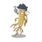 Pirate ginseng isolated with in the cartoon