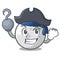 Pirate golf ball character cartoon