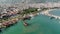 Pirate Harbor aerial view Turkey Alanya 4 K