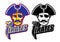 Pirate head mascot