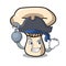 Pirate milk mushroom character cartoon