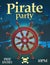 Pirate party invitation template