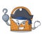 Pirate picnic basket character cartoon