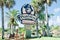 Pirate`s Cove Daytona Beach Miniature Golf Sign, Florida