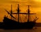 Pirate Ship Sunrise