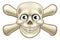 Pirate Skull and Crossbones Cartoon