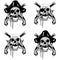 Pirate skull set