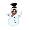 Pirate Snowman cartoon