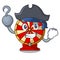 Pirate spinning wheel game the mascot shape