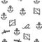 Pirate Things Vector Seamless Pattern