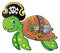 Pirate turtle theme image 1