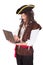 Pirate Using Laptop