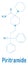 Piritramide opioid analgetic drug molecule. Skeletal formula.