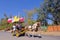 PIRQUE, SANTIAGO DE CHILE, APRIL 8, 2018: Riders at the Fiesta De Cuasimodo festival in Pirque, Chile on April 8, 2018