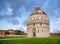 Pisa Baptistery at Piazza dei Miracoli aka Piazza del Duomo in P