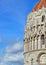 Pisa Baptistry with clouds