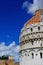Pisa Baptistry dome with clouds
