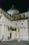 Pisa Cathedral Floodlit at Night, Tuscany, Italy