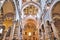 Pisa Cathedral is the main attraction in Pisa. Inside cathedral of Pisa Tuscany, Italy. Interior of the Duomo in Pisa, Tuscany,