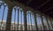 Pisa - gothic windows in the monumental cemetery.