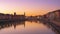 Pisa, Italy skyline on the Arno River