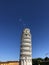 Pisa Tower with Plain Blue Skies