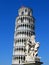 Pisa tower and statue