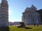 Pisa Tuscany Italy. January 7th, 2019. Leaning Tower of Pisa and Cathedral.