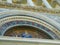 PISA, TUSCANY, ITALY, SEPTEMBER 21 2019: Piazza del Duomo in Pisa. Fresque in Primatial Metropolitan Cathedral of the Assumption