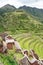 Pisac - Inca ruins in the sacred valley in the Peruvian Andes,