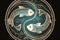 Pisces Zodiac Sign Symbol Illustration with Fish, Water Elements, and Celestial Imagery for Astrology Enthusiasts and