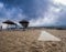 Piscinas beach dunes and waves in Green coast, Sardinia