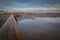 Pismo Beach, beautiful cozy beach town in San Luis Obispo County, California, view from pier