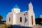 Piso Livadi Church on Paros Island in Greece