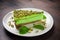 Pistachio cheesecake with matcha and mint