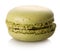 Pistachio macaron isolated