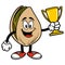 Pistachio Nut with a Trophy