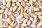 Pistachio seeds background texture