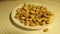 Pistachios health kernel appetizer closeup table wooden plate background