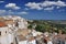 Pisticci, Basilicata, Italy. The old town white house traditional architecture.