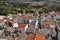 Pisticci, Basilicata, Italy. The old town white house traditional architecture.