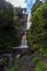 Pistyll rhaeadr waterfall in Wales.