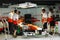 Pit stop garage of team Force India-Mercedes