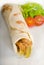 Pita bread chicken roll