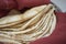 Pita breads closeup