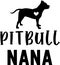 Pitbull nana, bull dog, american pitbull dog, animal, pet, vector illustration file