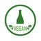 Pitcher full of organic goodness- Vegan food logo indicating healthy condiment