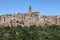 Pitigliano - the picturesque medieval town founded in Etruscan time on the tuff hill in Tuscany,
