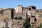 Pitigliano - the picturesque medieval town founded in Etruscan time on the tuff hill in Tuscany,