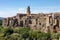 Pitigliano - the picturesque medieval town founded in Etruscan time on the tuff hill in Tuscany,